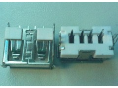 力奧電子科技專業(yè)批發(fā)各種USB AF 180度短體L=10.0 卷邊直腳-- 東莞市力奧電子科技有限公司