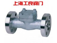 進(jìn)口鍛鋼法蘭止回閥H41Y-- 上海工良閥門廠