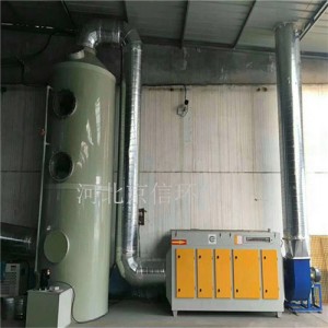 江西環保廠家噴漆房水噴淋凈化塔廢氣