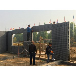 建房用SW鋼網(wǎng)夾芯板，建筑不拆保溫不