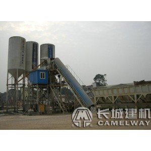 城鎮(zhèn)預(yù)制廠HZS90型混凝土攪拌站設(shè)備