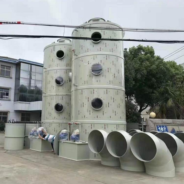 西安脫硫噴淋塔 工業(yè)廢氣除味噴淋塔 pp噴淋塔 加工定制廠家-- 陜西卓馳環(huán)保設(shè)備有限公司