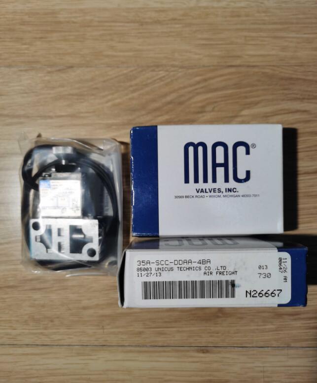 美國MAC型號(hào)35A-SCC-DDAA-4BA電磁閥-- 美國MAC閥門（中國）總公司