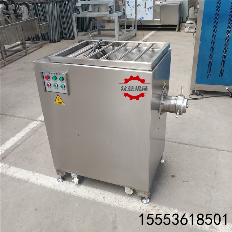 商用凍肉絞肉機(jī) 雞骨架絞肉機(jī) 食品廠專用絞肉機(jī)-- 諸城市眾意機(jī)械有限公司